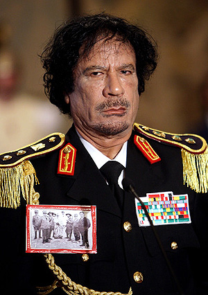 Libya General Gaddafi