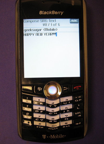 Blackberry Text Message