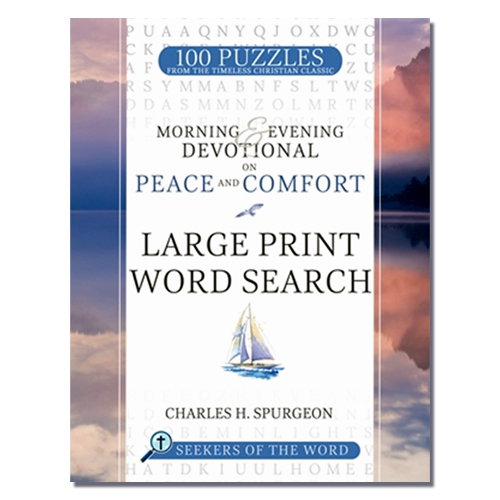 Morning & Evening Devotional Large Print Word Search Spurgeon • Now