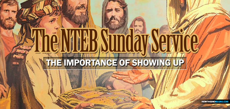 nteb-sunday-service-importance-of-showing-up-lad-with-5-loaves-2-fishes