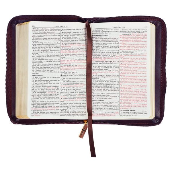 Burgundy-Saddle-Tan-Framed-Faux-Leather-Compact-King-James-Version-Bible-Zippered-Closure-02