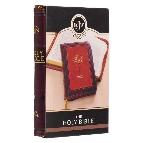 Burgundy-Saddle-Tan-Framed-Faux-Leather-Compact-King-James-Version-Bible-Zippered-Closure-03