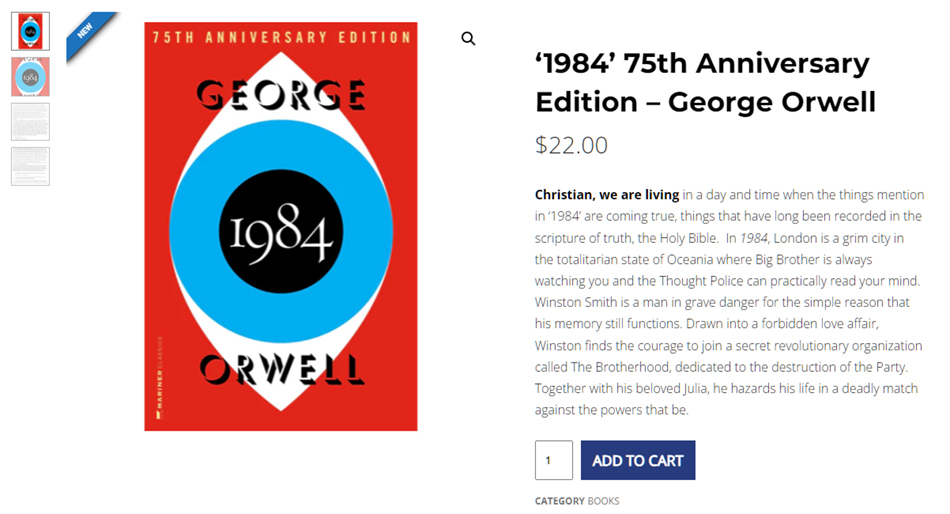 george-orwell-1984-75th-anniversary-edition-united-states-civil-war-leave-the-world-behind-christian-bookstore-palatka