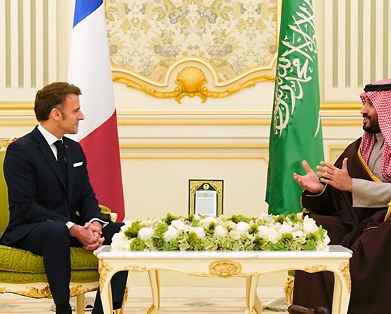 emmanuel-macron-signs-accord-with-saudi-crown-prince-mohammed-bin-salman-mbs