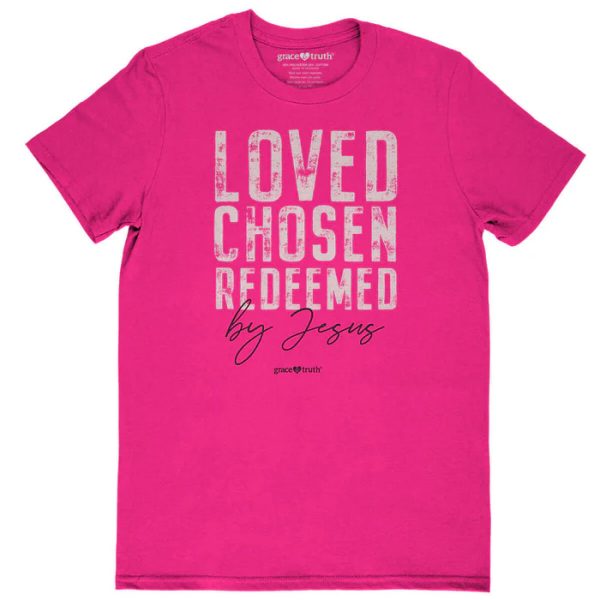 Grace & Truth Women's T-Shirt Redeemed By Jesus - Image 3