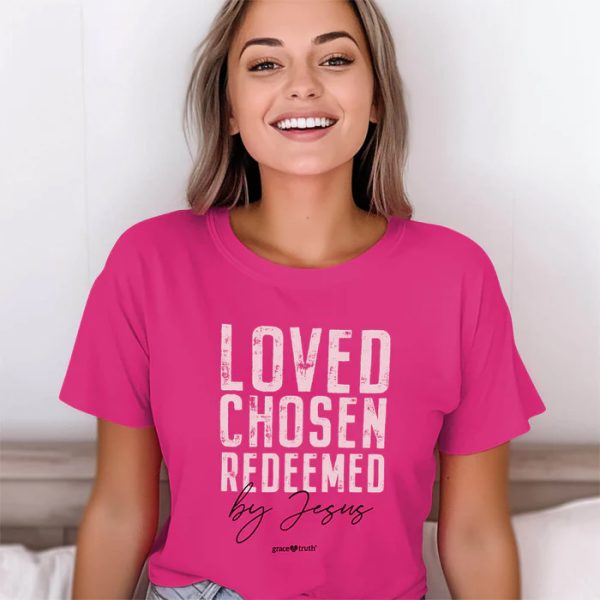 Grace & Truth Women's T-Shirt Redeemed By Jesus - Image 4